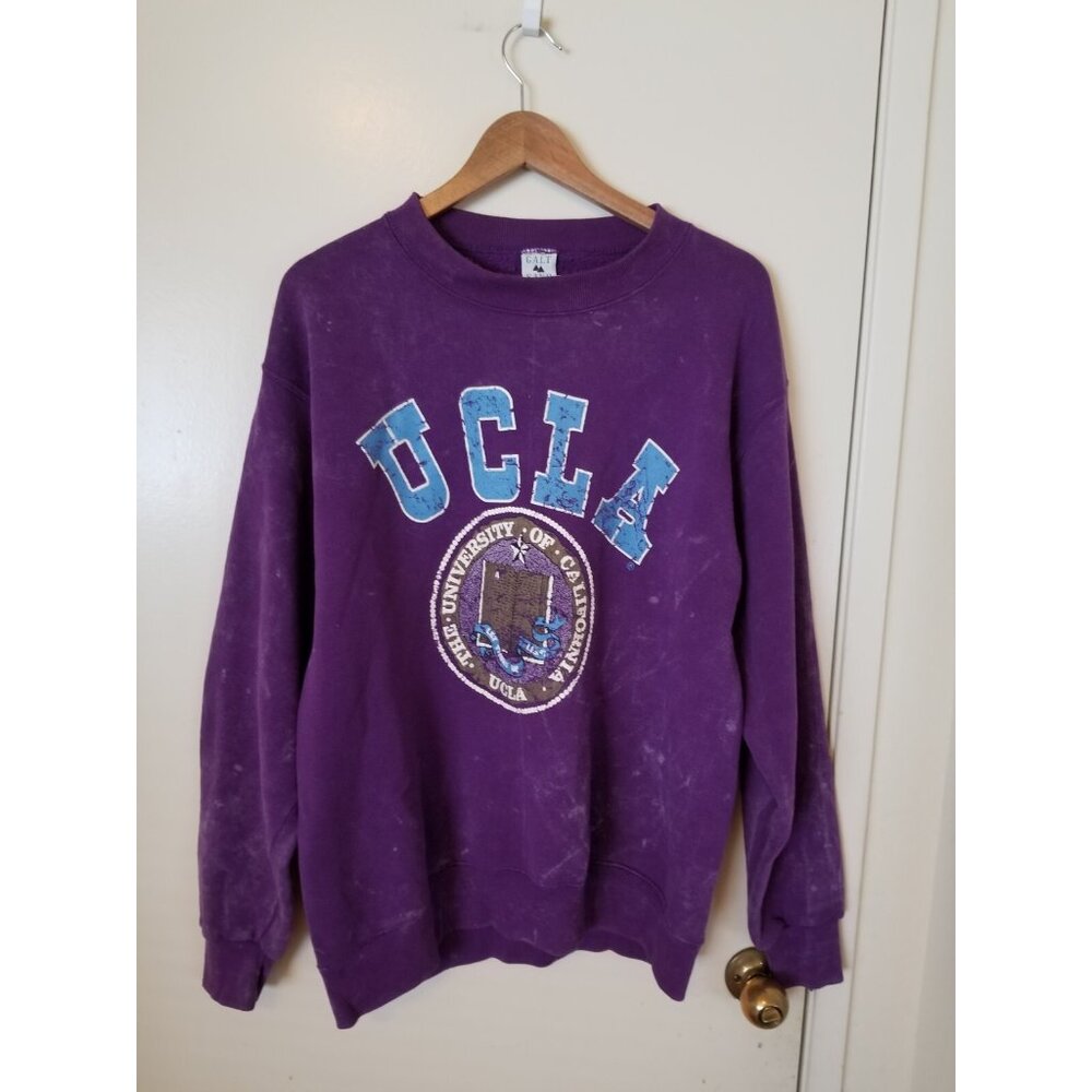 Vintage 90s University of California Los Angeles Acid Wash Sweatshirt Large